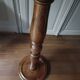 Plant stand, turned wooden plant holder