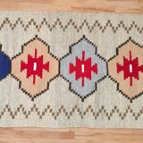 Double-sided handmade wool carpet