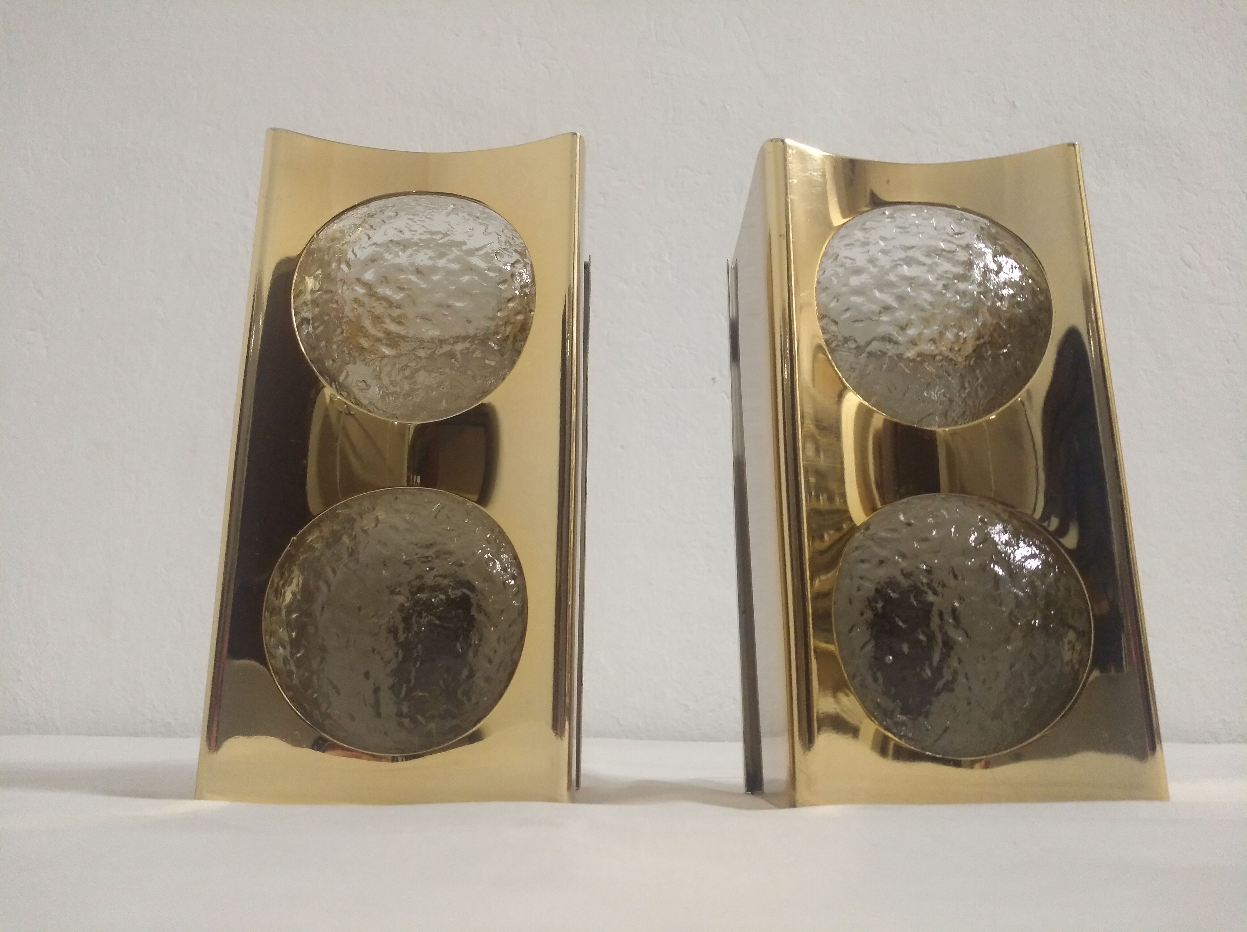 Pair of wall sconce 70s