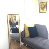 Vintage gold mirror 45x129cm