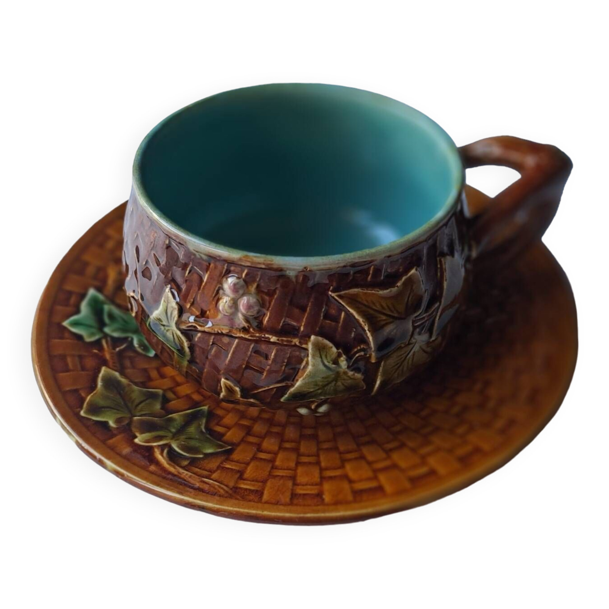 Tasse à déjeuner en barbotine