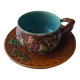 Tasse à déjeuner en barbotine