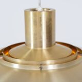 Early “P376” brass pendant light by Jørgen Kastholm & Preben Fabricius