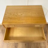 Scandinavian oak chest of drawers by Hundevad