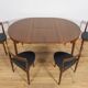 Mid-Century Dining Set by Hans Olsen for Frem Røjle, Denmark, 1950s, Set of 5