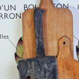 Old stamped butcher leaf