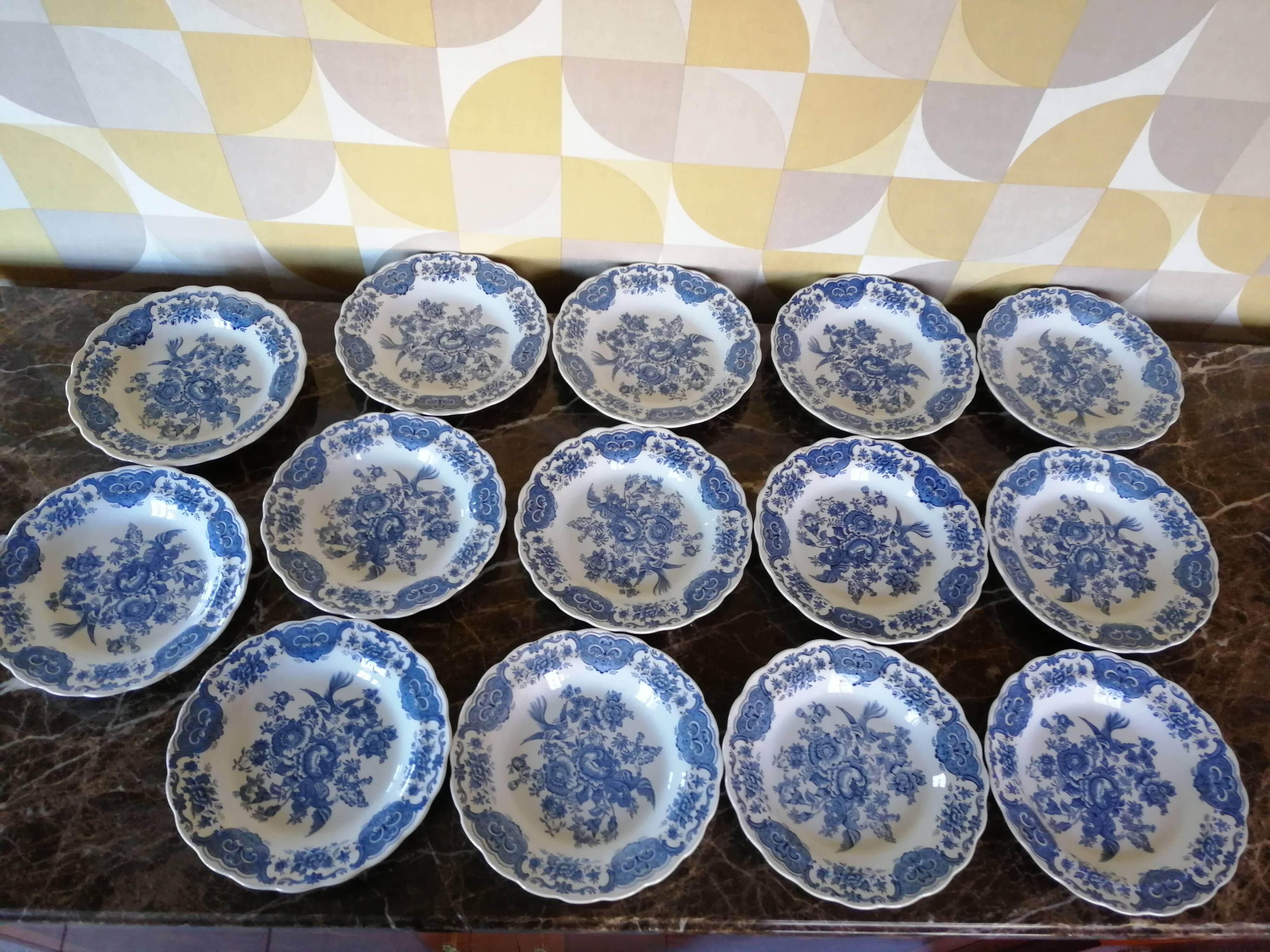 14 Ridgway Staffordshire England hollow plates