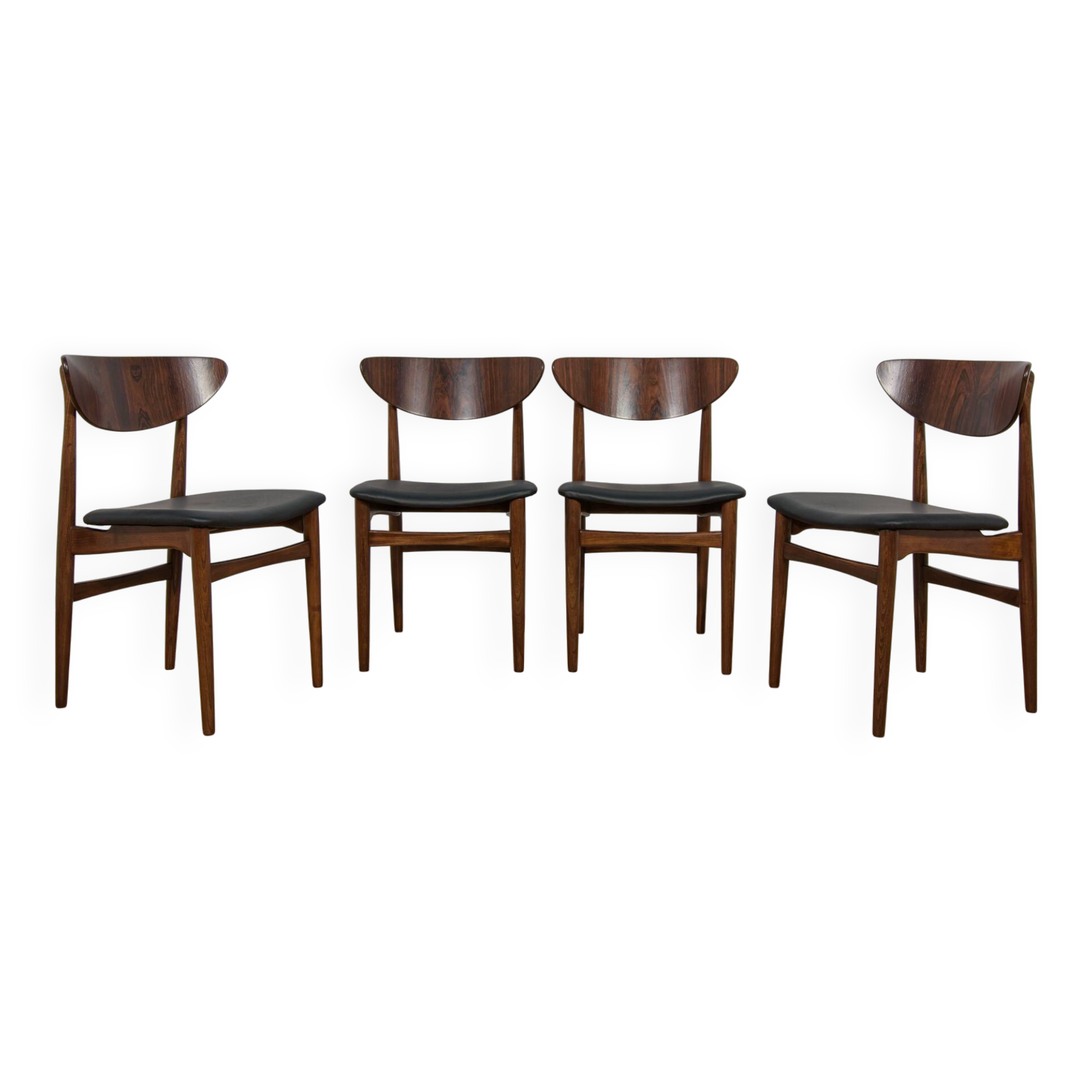 Mid-Century Danish Dining Chairs, 1960s, Set of 4