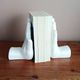 Ceramic hand bookends