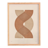 Abstract painting 30x40cm - illustration B 247 signed Eawy