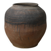 Shantou – Grand pot ancien chinois en terre cuite n°2