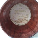 Cylindrical wooden box