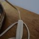 Vintage Fat lava tafellamp met originele kap, jaren 1970