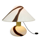 Vintage design table lamp Murano glass 'Bi-color'