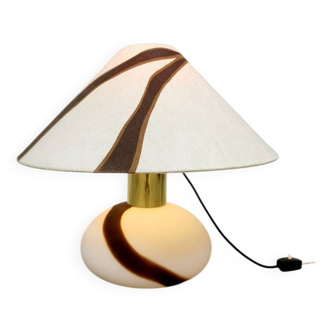 Vintage design table lamp Murano glass 'Bi-color'