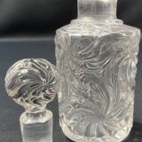 Early 20th century perfume bottle in SAINT LOUIS crystal, Fleurs de violet model