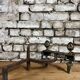 Pair of bronze andirons stamped bouhon frères in louis xvi style