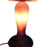 Lampe champignon en verre marmoréens 1930/1950
