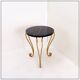 Art Deco Side Table in Marble and Gild Iron