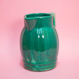 Orchies green vintage pitcher