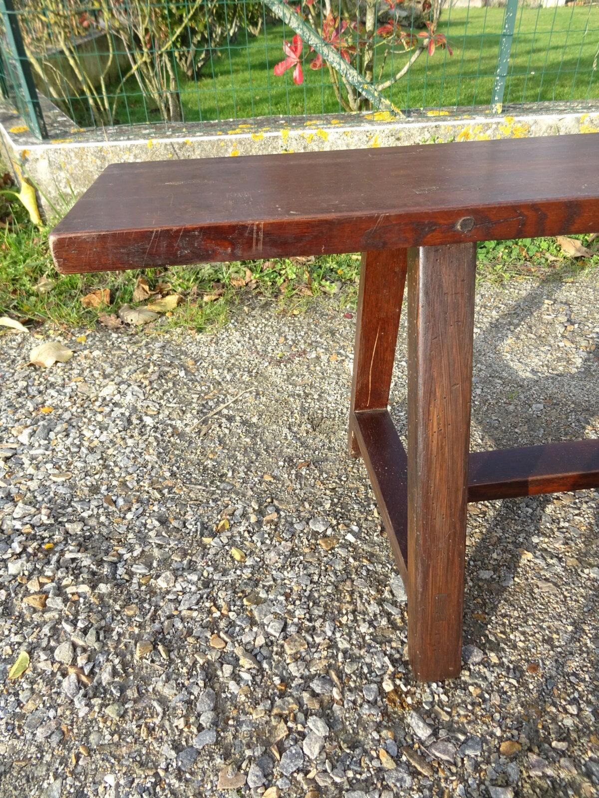Oak farmhouse bench 200 cm