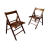 Chaises pliantes en bois