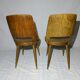 Paire de chaises Baumann modèle "Mondor" années 60
