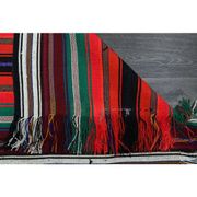 1970s Vintage Turkish Oushak Handmade Wool Cotton Red Area Rug 177x213