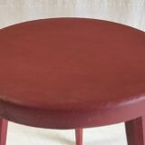 Tripod stool in solid oak - mid 20th century