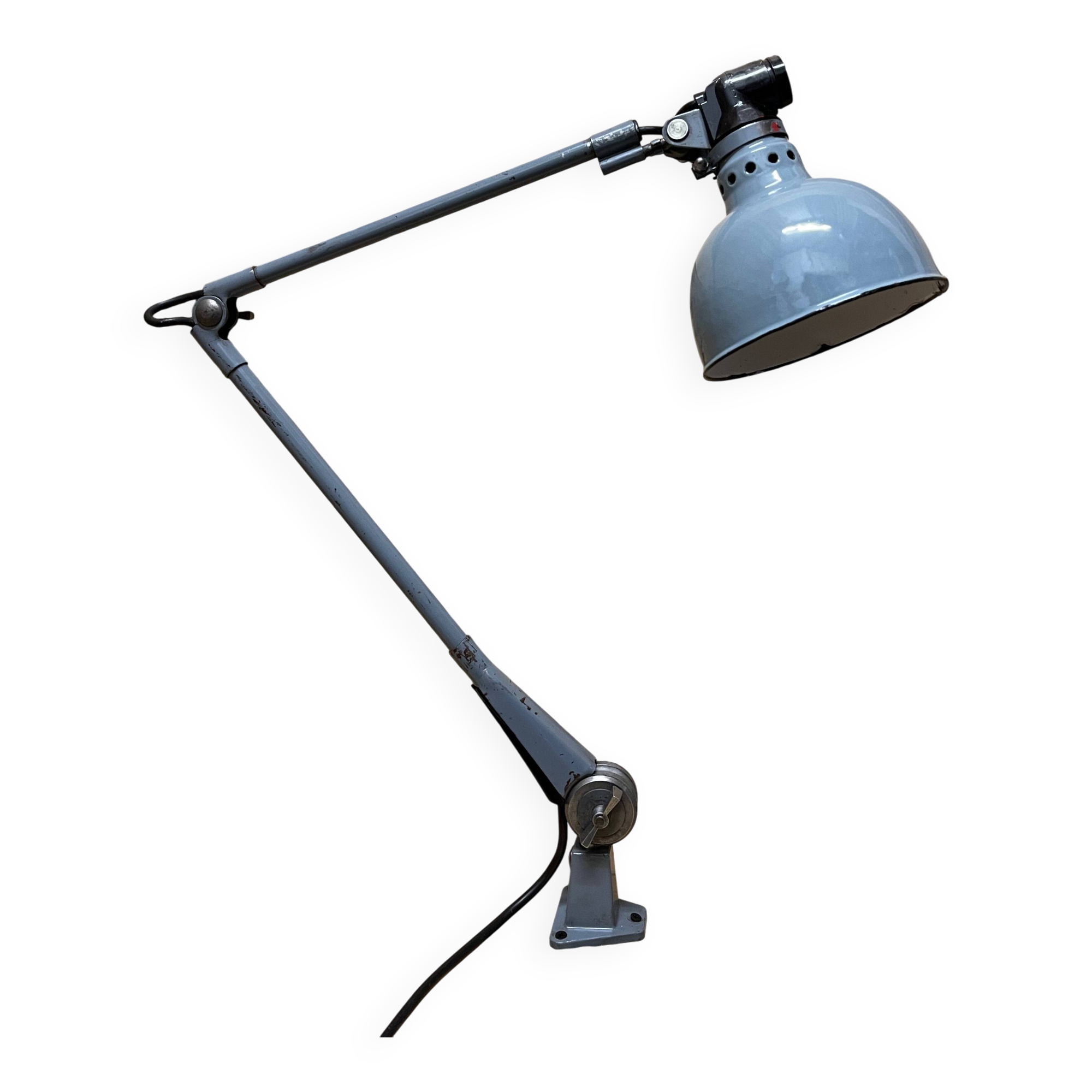 1930s Work Top / Wall Mountable Task Lamp By Ernst Rademacher