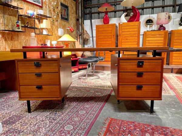 Bureau vintage par Jacques Hitier années 50