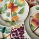 Set of 6 Art Nouveau Barbotine St Clément plates