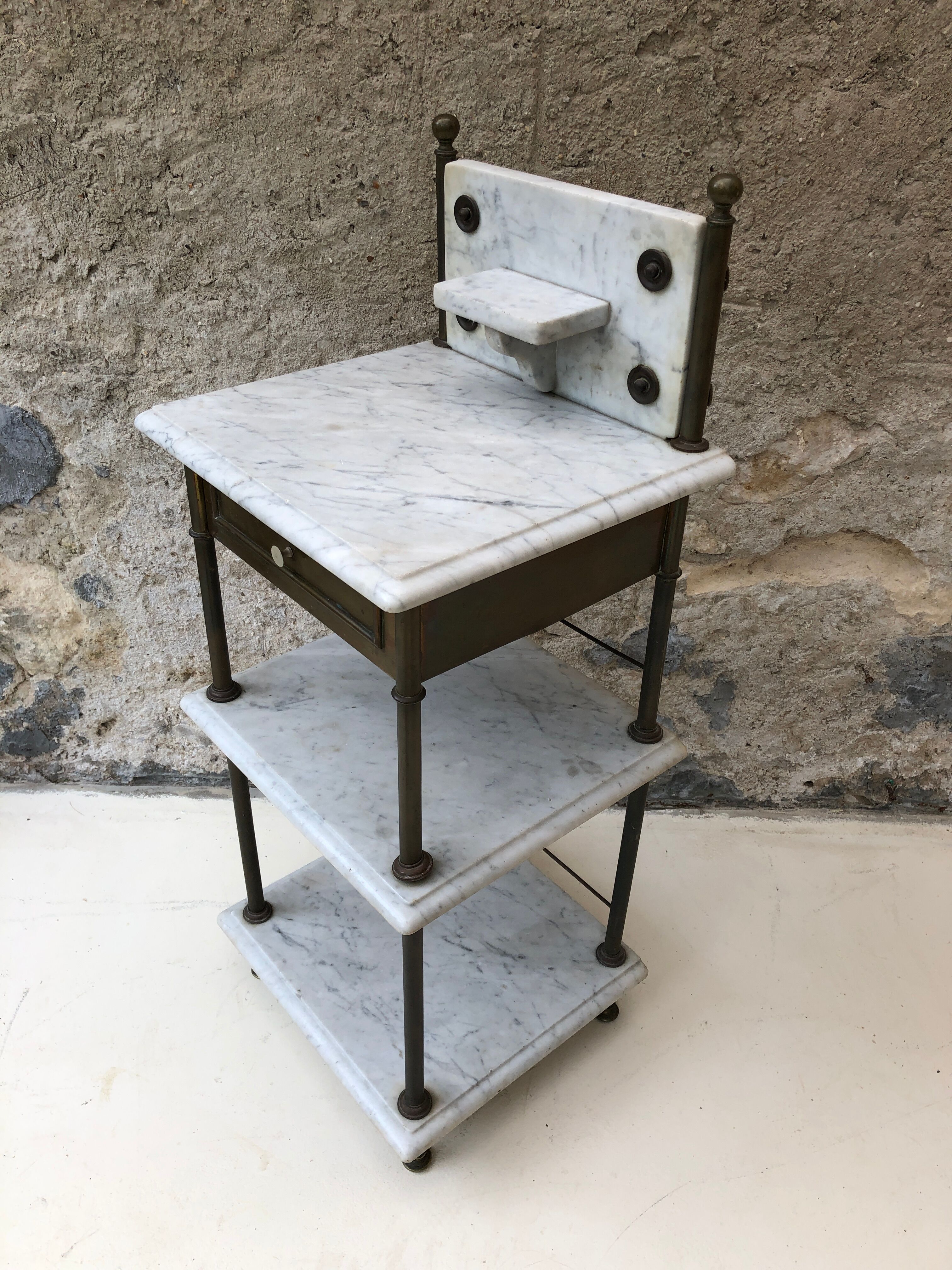 Art Nouveau bedside table