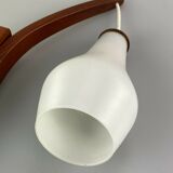 60s 70s lamp teak light wall lamp Uno & Östen Kristiansson Luxus 60s