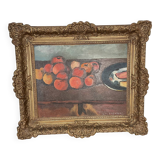 Oil on panel, still life, signed L.Blanckaert
