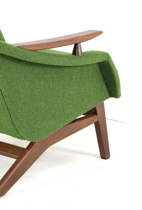 mid century teak Armchair 'Breda' | - fully restored + new upholstery