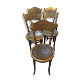 Set de 5 chaises bistrot