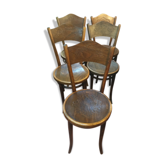Set of 5 bistro chairs