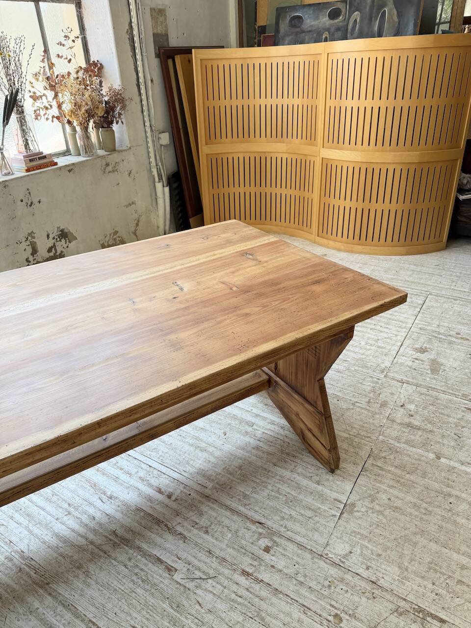 2.5m5 XL pine farmhouse table
