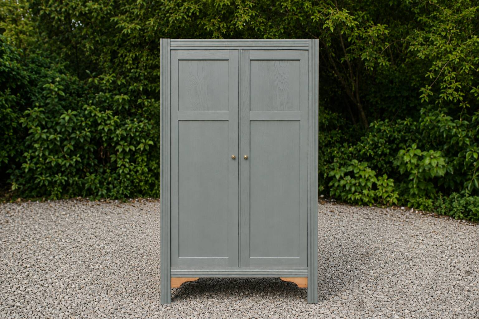 Renovated parisian wardrobe – kaki 4murs – antique wardrobe – country style