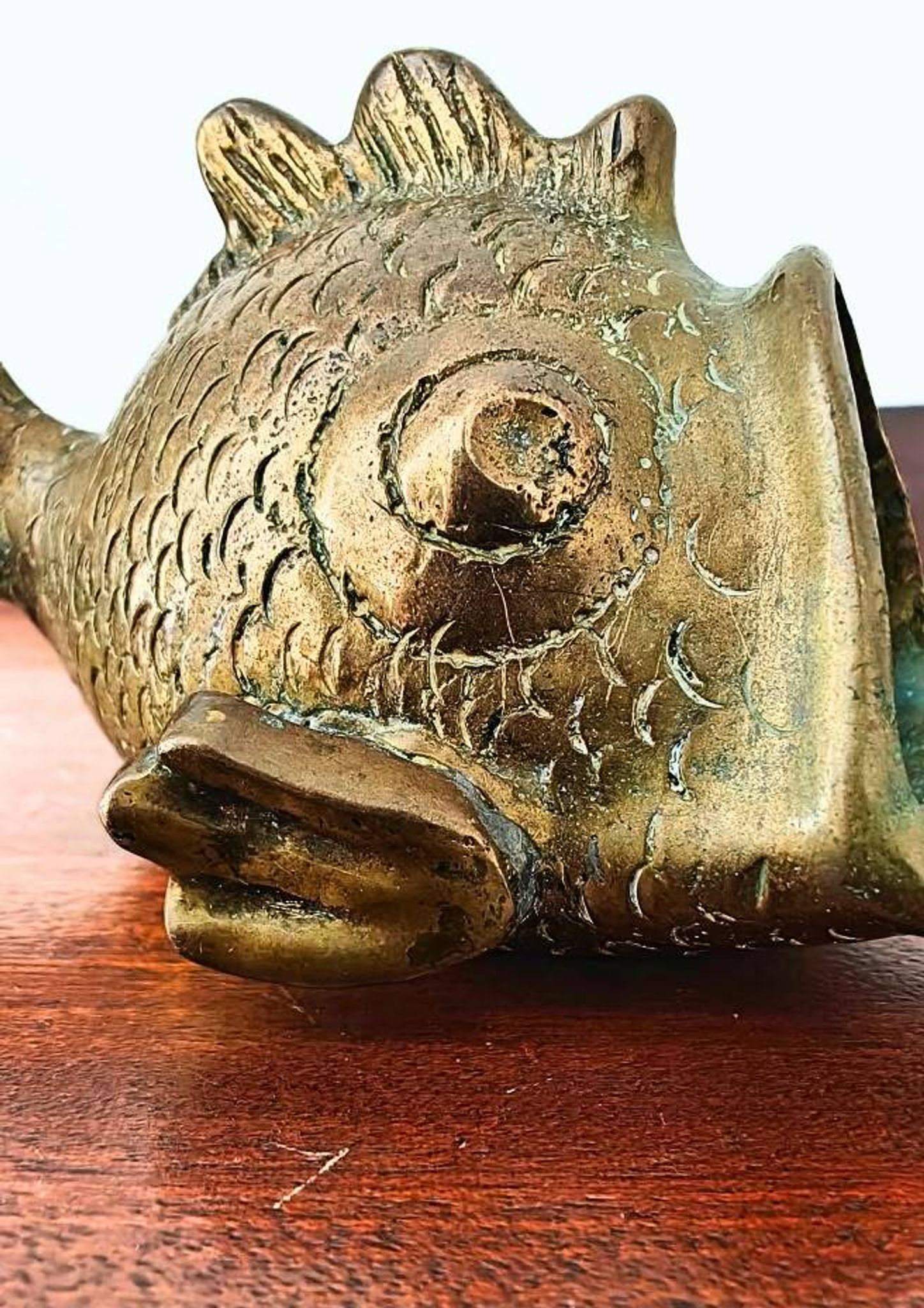 Bronze Fish Ashtray Attributed to Walter Bosse