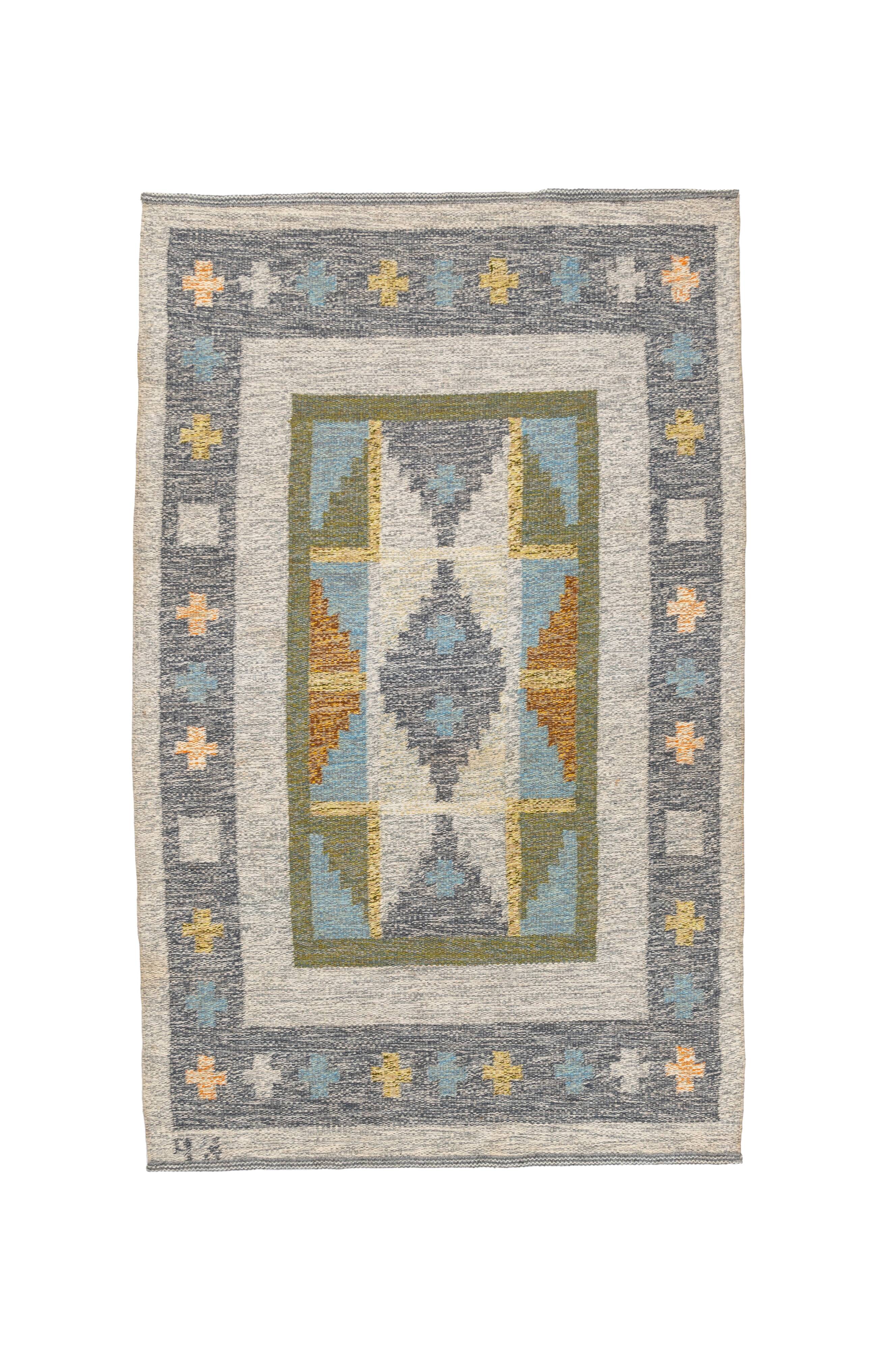 Scandinavian 20th Century Modern Rug by Kerstin Persson