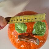 retro vintage orange slip box