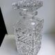 Crystal whisky decanter 60s-70s