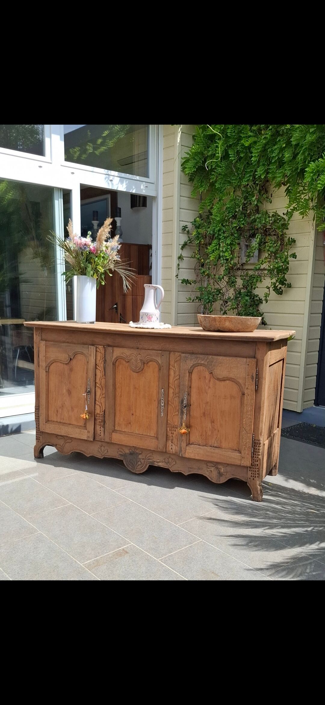 Renovated 3-door sideboard