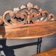 19th century molded mahogany wall shelf Louis-Philippe
