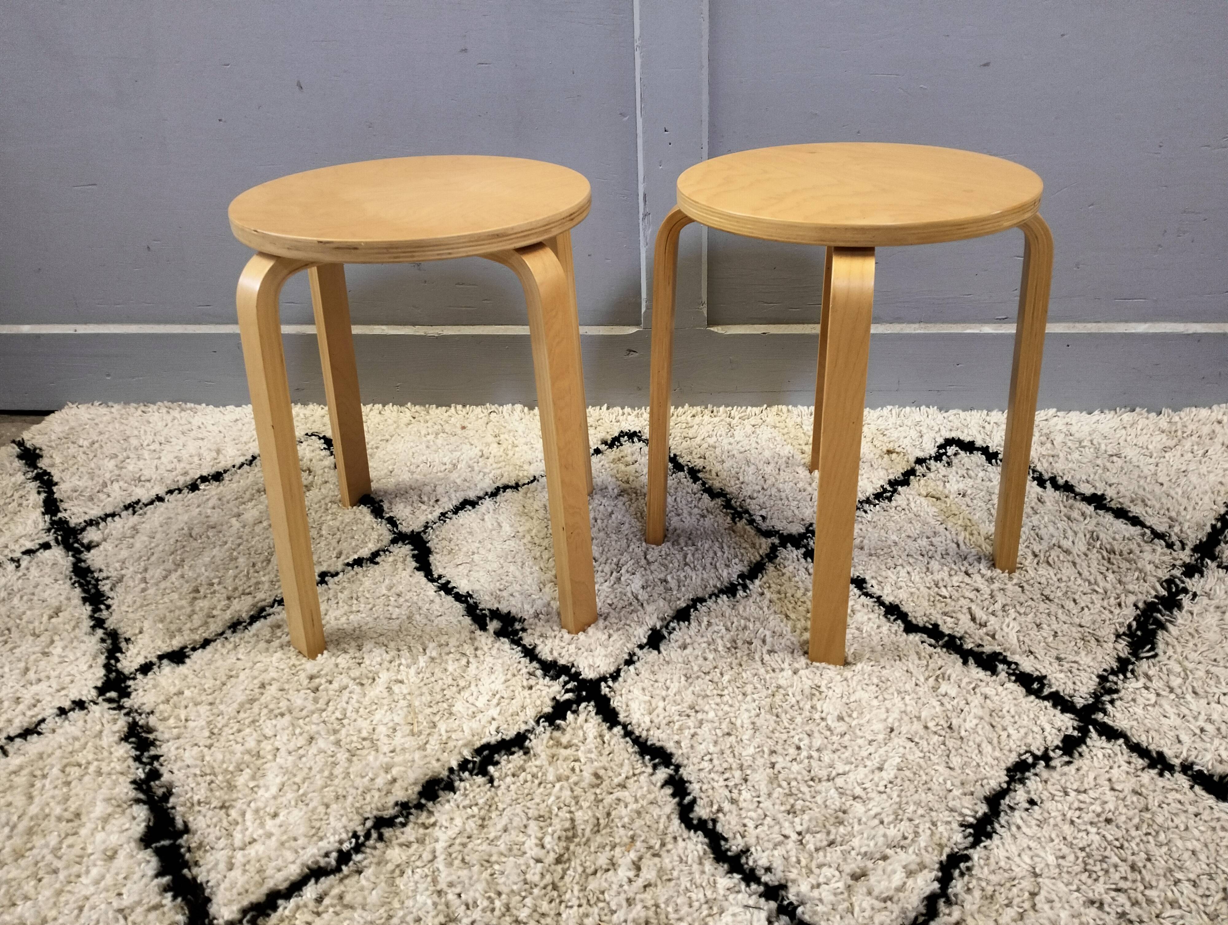 2 "Frosta" stools by Ikea, 1990