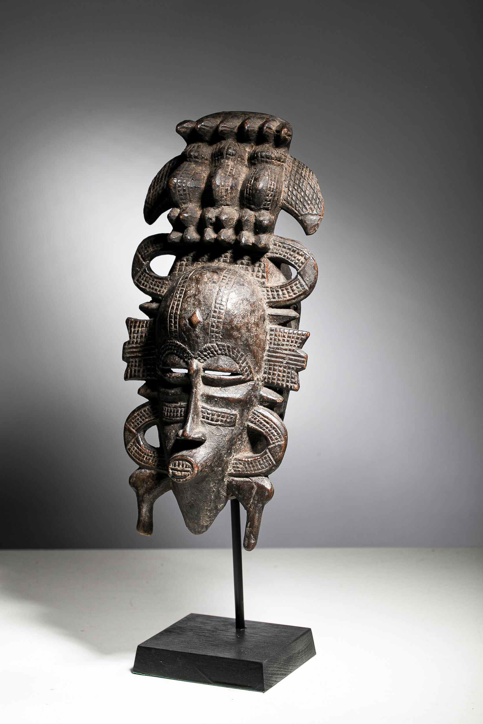African mask - Ethnic decoration of Côte d'Ivoire