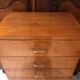 Semainier chiffonnier vintage chêne 1970