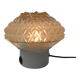 Vintage ceiling lamp with glass shade